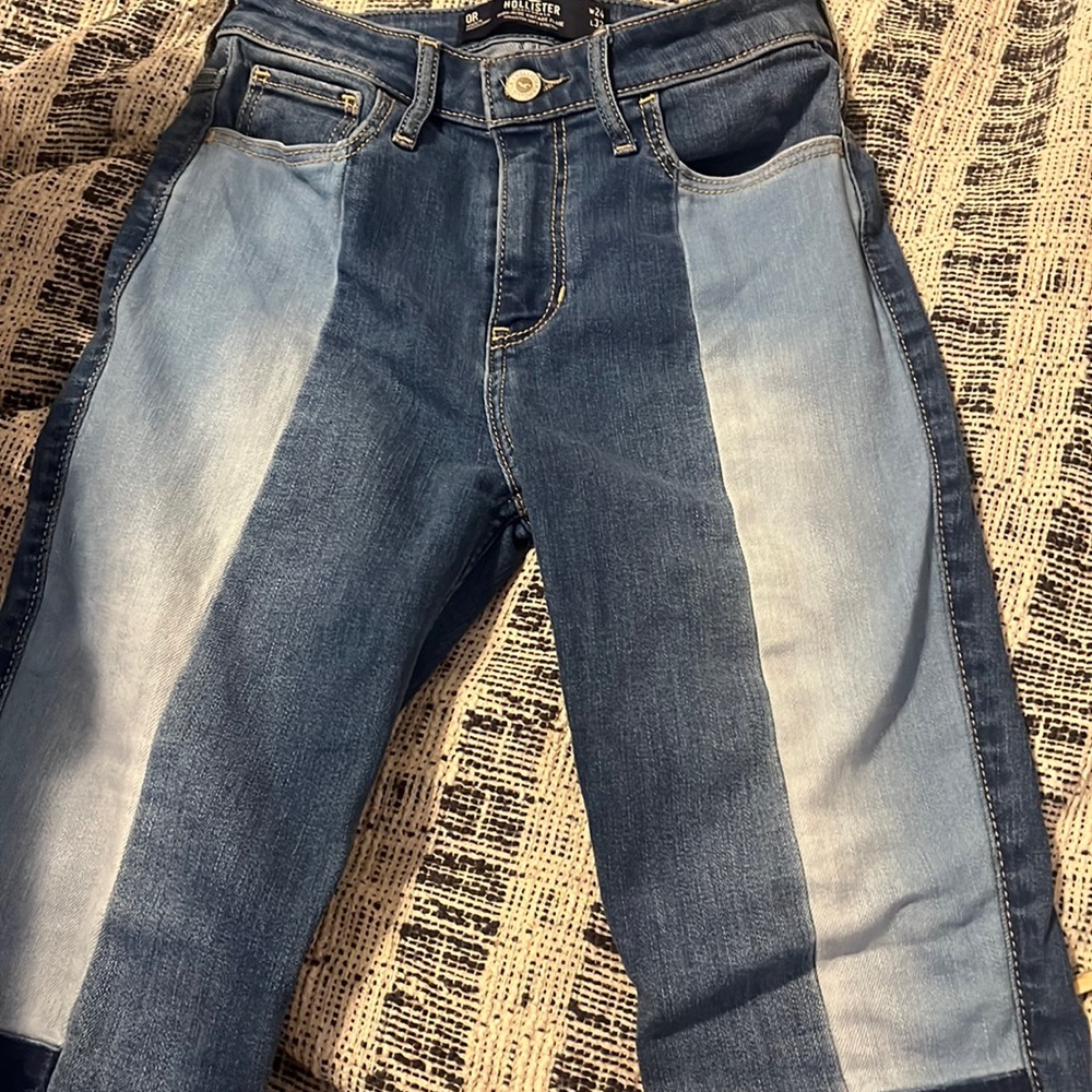 Hollister multicolored bootcut jeans size 24/0
